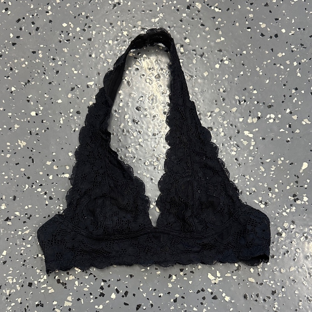 Free People halter Lace Bralette